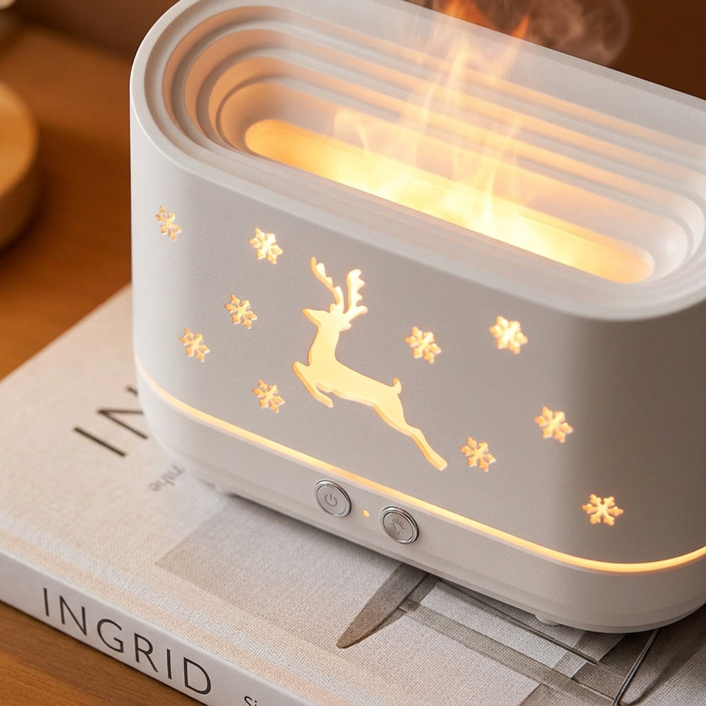 Elk Flame Humidifier Lamp