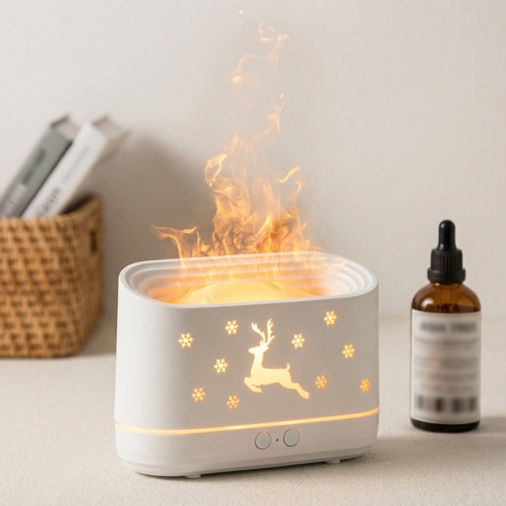 Elk Flame Humidifier Lamp