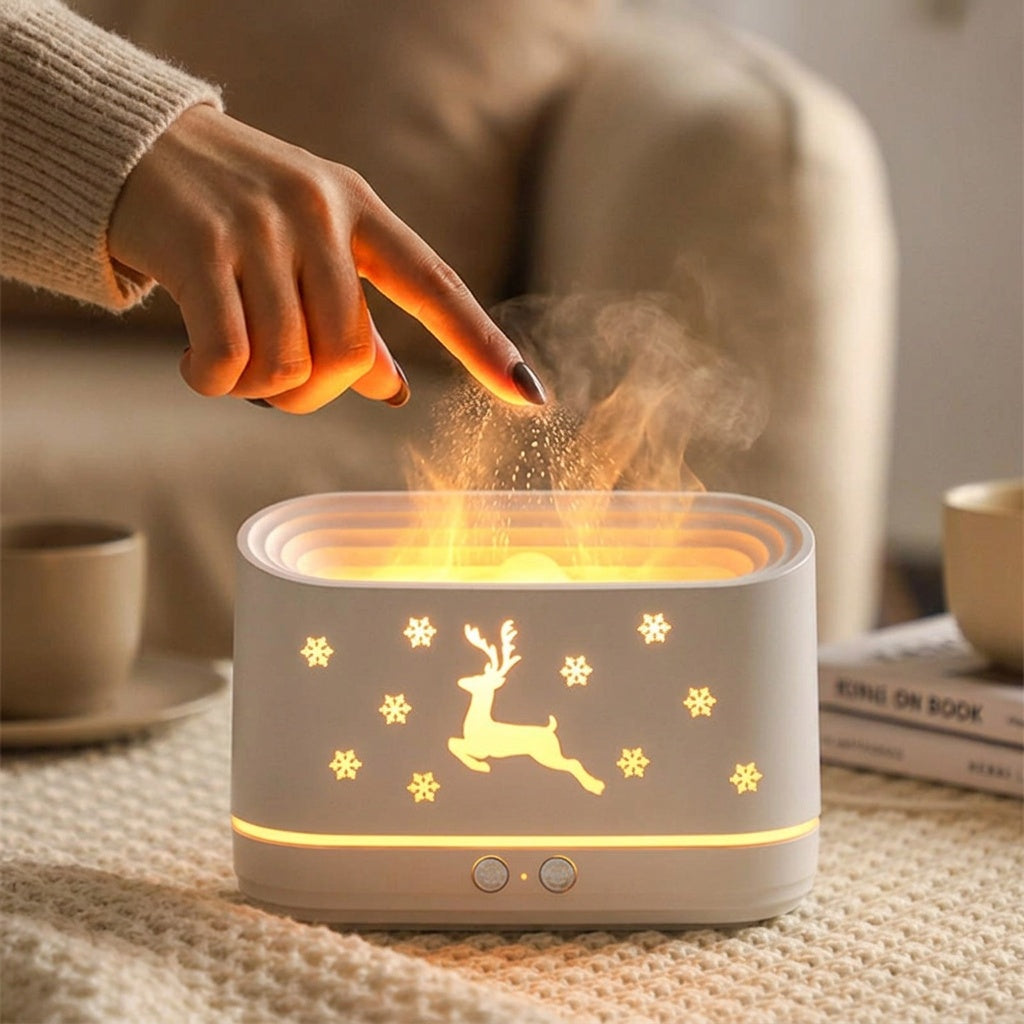 Elk Flame Humidifier Lamp