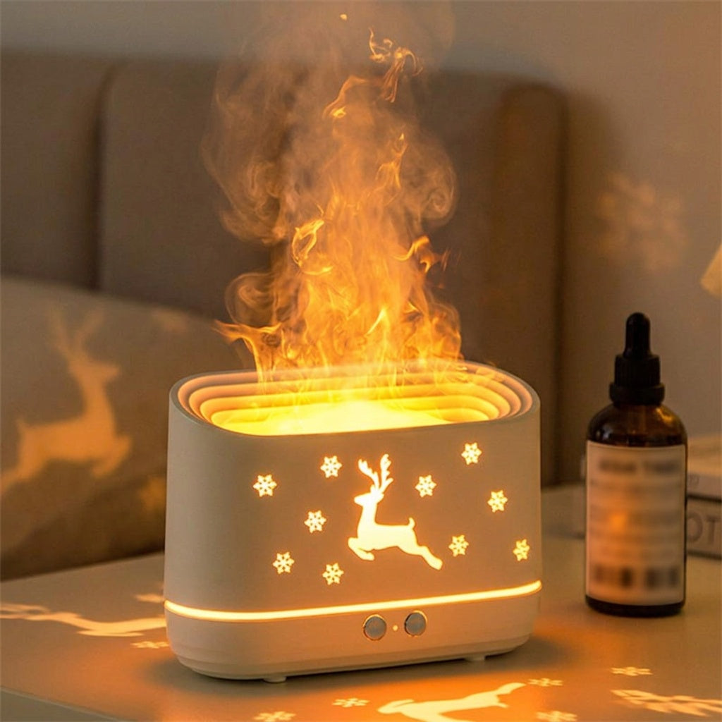 Elk Flame Humidifier Lamp